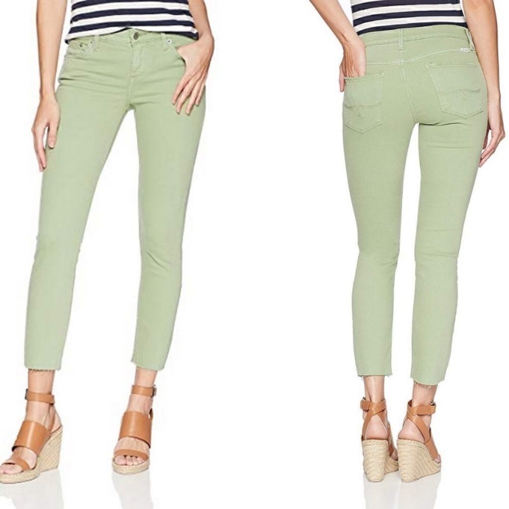 Lucky Brand Green Lolita Crop Jeans Size 2/26